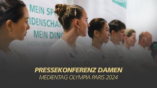 Pressekonferenz DTTBDamen I Medientag Olympia Paris 2024 [upl. by Asseneg]