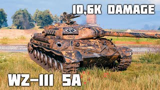 WZ111 model 5A WoT – 7Kills 106K Damage [upl. by Otrevogir]