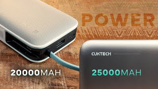 CUKTECH CP253L amp CUKTECH 25 power banks for camera gear [upl. by Husha228]