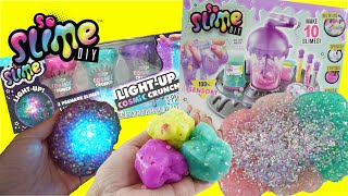 So Slime DIY Sensory Slime Factory with Lightup Cosmic Crunch [upl. by Son]