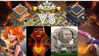 Best TH8 Vs TH9 War Attack Strategy  how to 3 star th9 with th8 troops  th8 attack strategy [upl. by Nerehs]