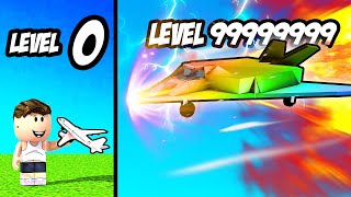 UNLOCKING MAX LEVEL JET in Airport Tycoon  Roblox [upl. by Veljkov]