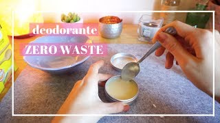 Deodorante naturale fatto in casa FACILISSIMO e Zero Waste 🍯 [upl. by Neff]