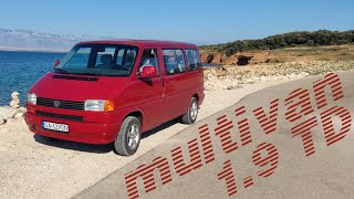 Volkswagen Multivan T4 19TD 68PS 1995 Test drive review [upl. by Mattheus238]