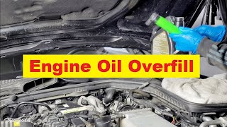 What to Do If You Overfill Engine Oil in Your Car [upl. by Arevle]