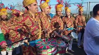 bateria escola de samba Juventude Vareira arrancada Carnaval de Ovar 2024 [upl. by Carrelli695]