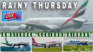 Thursday Departures amp Arrivals Live at Amsterdam Schiphol Airport  July 25th 2024 [upl. by Sall284]