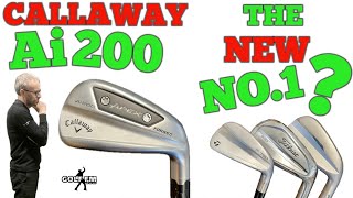 CALLAWAY AI200 IRONS VERSUS TITLEIST T200 PING I530 AND TAYLORMADE P790 [upl. by Alcock61]