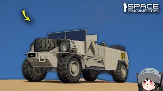 This Tiny Military Transport Jeep has Some Quirks Space Engineers [upl. by Dun]