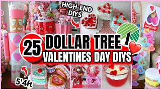 Dollar Tree VALENTINES DAY DIYS 2024 💕│DIYS that DONT LOOK CHEAP 125 HACKS for 2024 [upl. by Assennav]