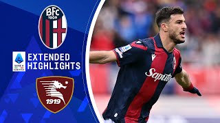 Bologna vs Salernitana Extended Highlights  Serie A  CBS Sports Golazo [upl. by Atinahc]