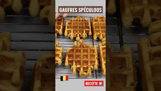 ✅ LES GAUFRES BELGES AU SPÉCULOOS 🇧🇪 La meilleure recette simple et rapide [upl. by Andras]