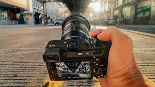 1 Hour of PURE Street Photography on the Sony A7CR  1635mm f28 GM II in Chicago [upl. by Ahsoyek]