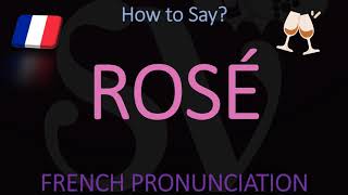 How to Pronounce Rosé Wine French Pronunciation [upl. by Justin]