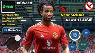 FIFA 16 MOD EA FC 24 Android OFFLINE  New Update Transfers amp Kits 2425 Real Face Graphics HD [upl. by Neau745]