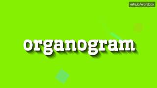 ORGANOGRAM  HOW TO PRONOUNCE IT [upl. by Amees868]