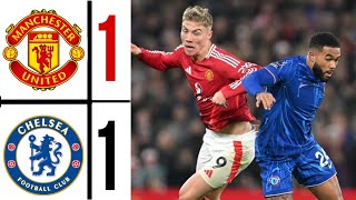 🔵 Chelsea Vs Man United 11 GoalS  Extended Highlights ✓ premierleague 202425 [upl. by Mali574]