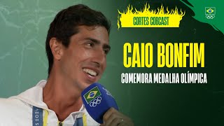 PARIS 2024  CORTES COBCAST  CAIO BONFIM COMEMORA MEDALHA OLÍMPICA [upl. by Paloma941]