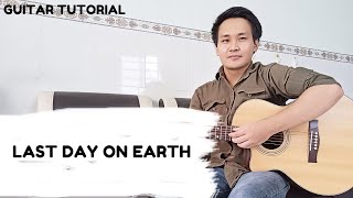 Tai Verdes  Last Day On Earth  Guitar Tutorial [upl. by Oynotna]