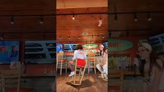 A Hooters Girl Teaches A Ex Hooter Girl How To Chair Dance shorts [upl. by Salta]