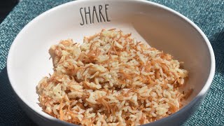 Lebanese Rice with Noodles Recipe Riz Bil ShArieh [upl. by Oflodor]