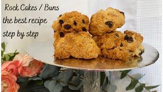 How to make Rock CakesBuns quick and simple recipe [upl. by Picco625]