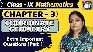 Extra Important Questions  Coordinate Geometry  CLASS 9 MATHS CHAPTER 3 [upl. by Adest]