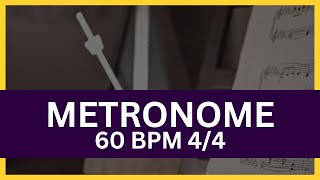 Metronome 60 BPM 44 [upl. by Ahsyt]