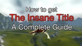 WoW How to The Insane titleInsane in the Membrane [upl. by Derian]