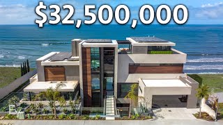 Touring a 325 Million Oceanfront California Modern Mansion [upl. by Emyle792]