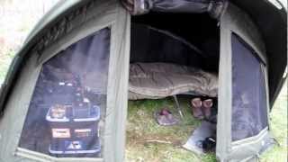 EHMANNS fishing PROZONE SI 1 Man Bivvy [upl. by Airdnahs]