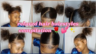 easy back to school hairstyles for short relaxed haircream hairstyles 💫❤️💞hairstyles compilation💫 [upl. by Jamel12]