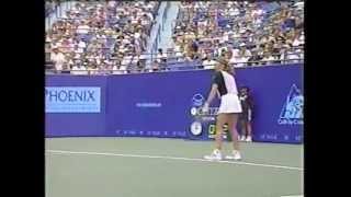 Steffi Graf Forehand Opponents View [upl. by Anahsal881]