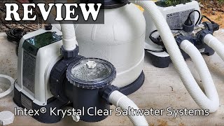 INTEX QS1200 Krystal Clear Saltwater Chlorine System Review [upl. by Okoyk851]