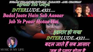 Zuban Khamosh Hoti Hai  Karaoke With Scrolling Lyrics Eng amp हिंदी [upl. by Stav626]