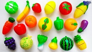 APRENDER LAS FRUTAS COLORES Aprenden los Nombres de las Frutas y de las Verdurasjuego y juguetes [upl. by Hewes276]