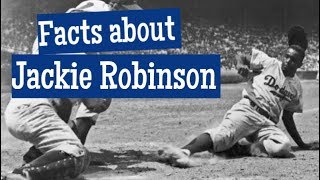 Facts about Jackie Robinson for Kids [upl. by Teressa]