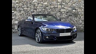 BMW 4 SERIES 440i M Sport Convertible Auto [upl. by Leicam]