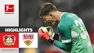 Nübel Unbeatable  Bayer 04 Leverkusen  VfB Stuttgart  Highlights  MD9 – Bundesliga 202425 [upl. by Inverson761]