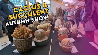 🇬🇧🌵 I visited the BCSS Autumn Cactus amp Succulent Show at RHS Harlow Carr [upl. by Einobe]