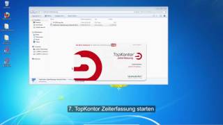 Installation TopKontor Zeiterfassung [upl. by Connors523]