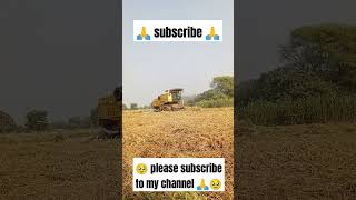 Havey machine harvester machine tractor trolley minitractor super tractor videos miniloader jcb [upl. by Wetzel]