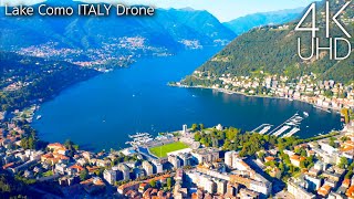 Lake Como Italy in 4K UHD Drone  Lake Como and City of Como Italy in 4K Drone [upl. by Lever451]