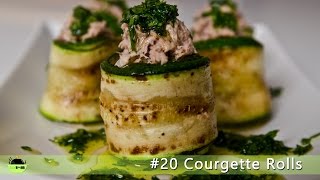 20 Courgette Rolletjes met Tonijnsalade Foodbomb [upl. by Helprin]