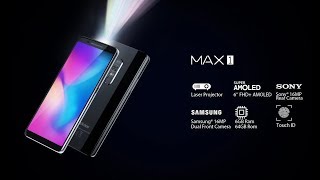 Blackview MAX 1 Official video Laser projector phone with big battery [upl. by Eibo963]