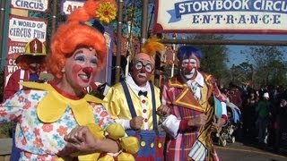 Giggle Gang Clown Troupe Full Show 2  Storybook Circus New Fantasyland Walt Disney World [upl. by Arreyt]