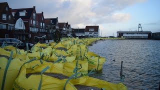 Storm Henk leads to flood in Netherlands [upl. by Zima583]