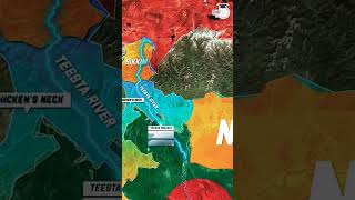 Teesta River Project  India China and Bangladesh geography currentaffairs [upl. by Pardew]