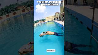 Worlds Toughest Swimming Challenge for Core strength swimming fitness swimmingtip learnswimming [upl. by Schrick]