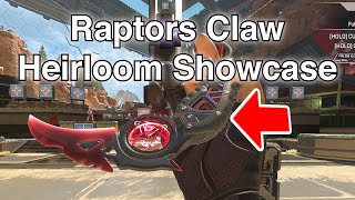 Raptors Claw Heirloom Animations Showcase Apex Legends Season 23 [upl. by Davies]